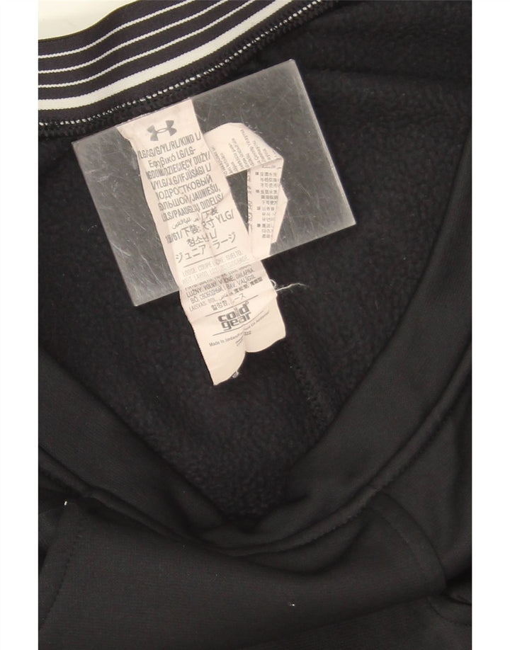 Under Armour Womens Cold Gear Graphic Tracksuit Trousers UK 12 Medium Black