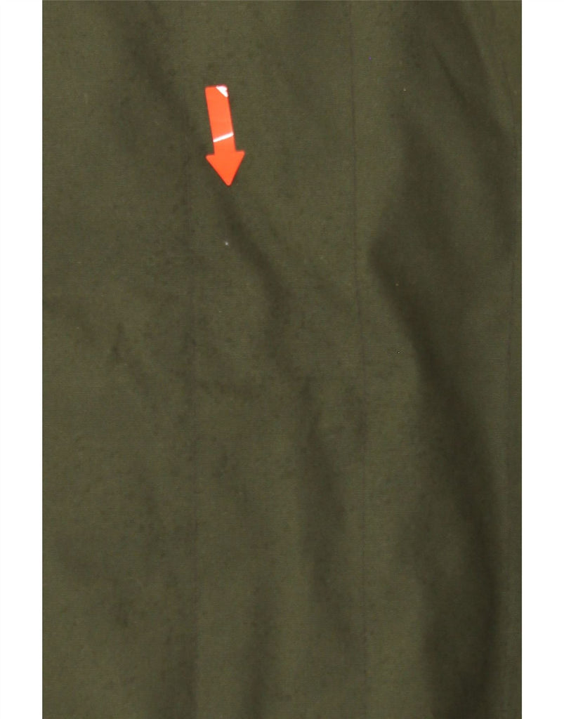 VINTAGE Mens Windbreaker Jacket UK 38 Medium Green Colourblock Polyester Vintage Vintage and Second-Hand Vintage from Messina Hembry 
