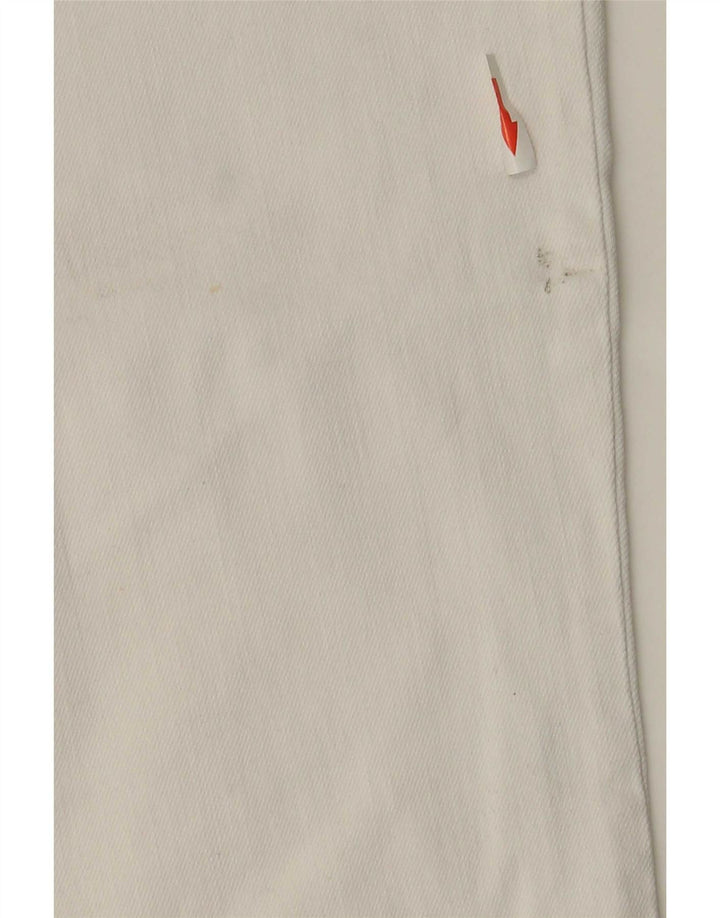 Massimo Dutti Womens Straight Jeans EU 42 Large W32 L26 White