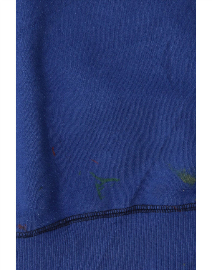 FILA Mens Graphic Sweatshirt Jumper 2XL Blue Cotton