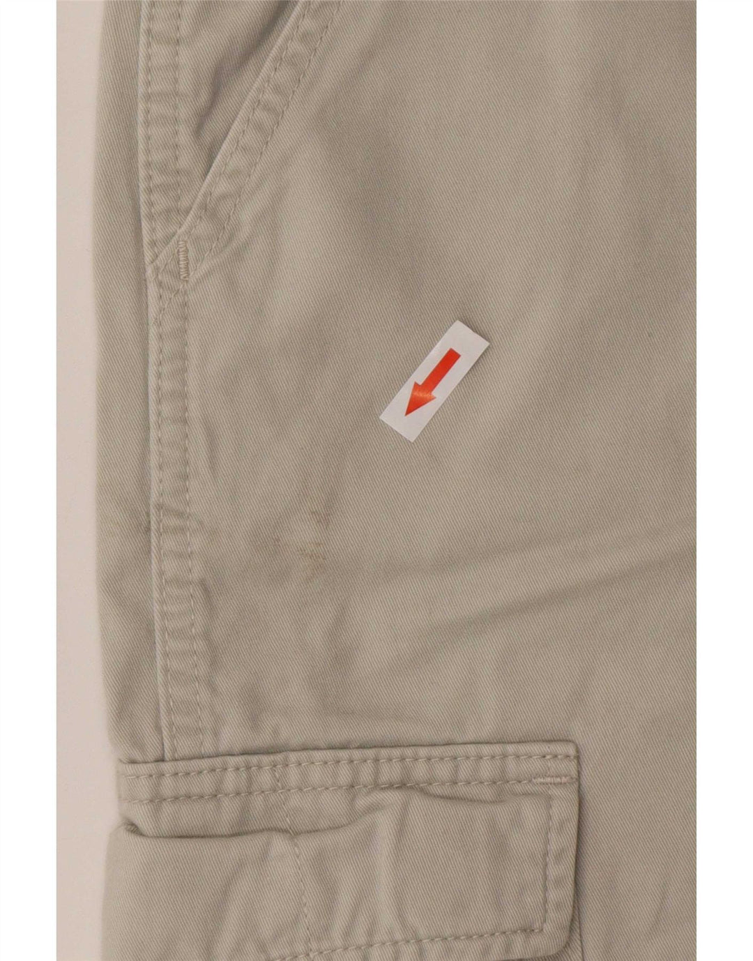 Wrangler Mens Cargo Shorts Large W36 Grey Cotton