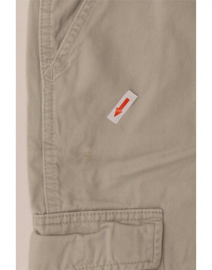Wrangler Mens Cargo Shorts Large W36 Grey Cotton
