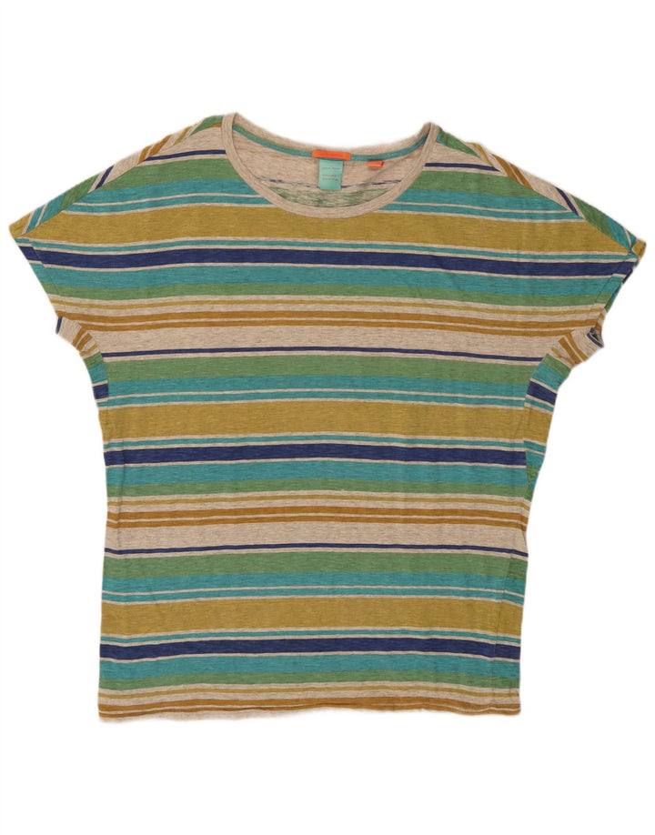 Scotch & Soda Mens T-Shirt Top XL Multicoloured Striped