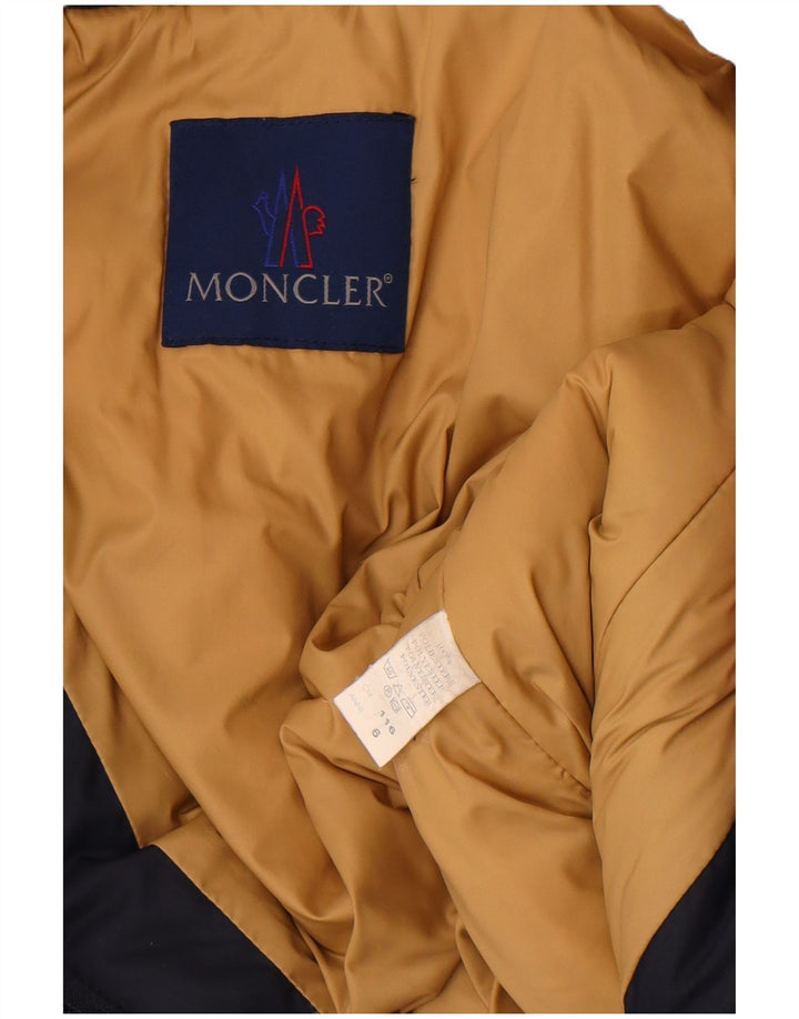 Moncler Girls Padded Coat 5-6 Years Navy Blue Polyester