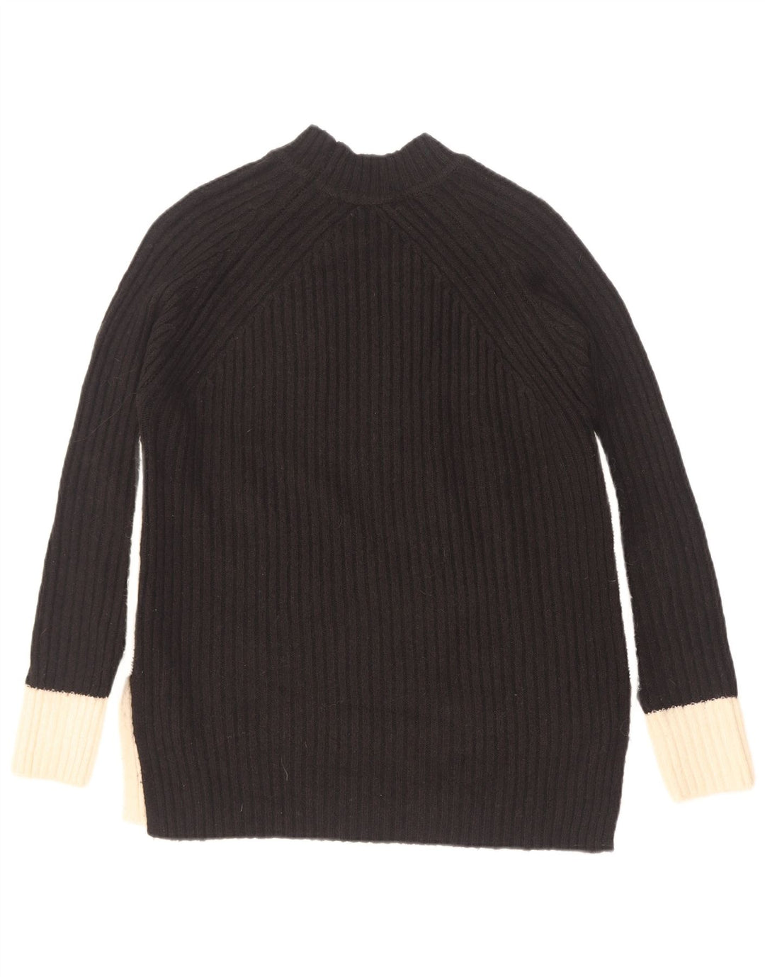 Marks & Spencer Womens Turtle Neck Jumper Sweater UK 10 Small Black