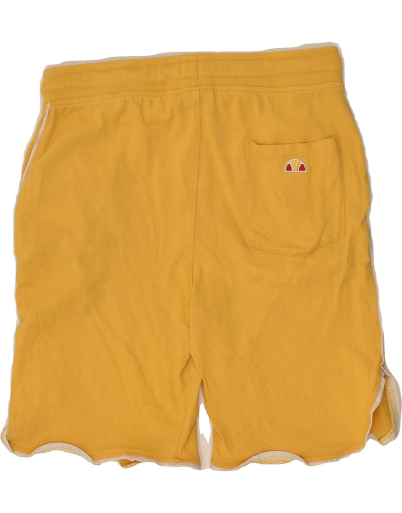 ELLESSE Girls Graphic Sport Shorts 9-10 Years Yellow Cotton | Vintage Ellesse | Thrift | Second-Hand Ellesse | Used Clothing | Messina Hembry 