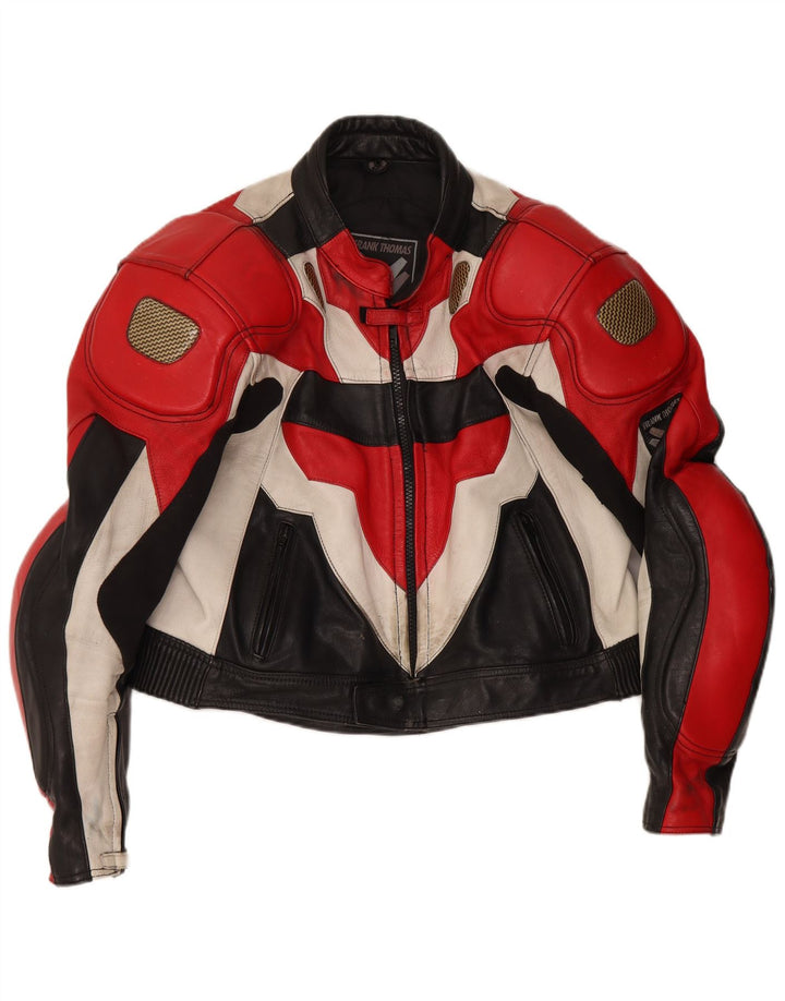 Frank Thomas Womens Racer Jacket IT 46 Large Multicoloured Colourblock