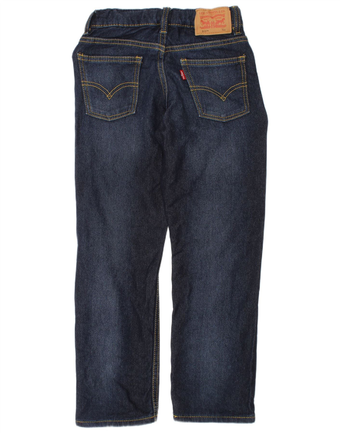 Levi's Boys 511 Slim Jeans 6-7 Years W24 L22 Blue Cotton