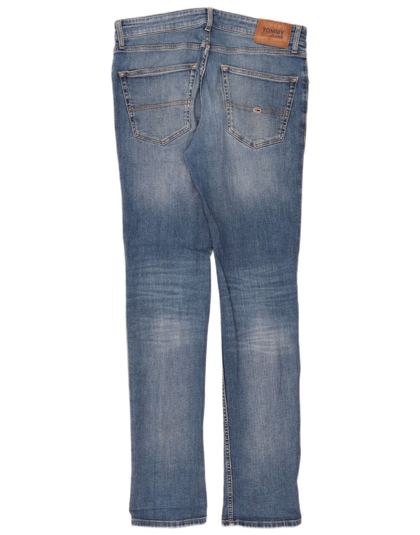 Tommy Hilfiger Womens Scanton Slim Jeans W32 L34 Blue Cotton