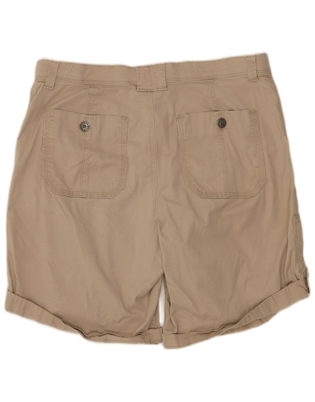 Lee Womens Cargo Shorts US 14 XL W34  Beige Cotton