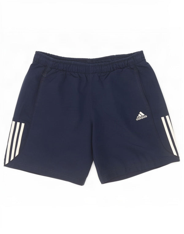 Adidas Mens Climalite Sport Shorts Large Navy Blue Polyester