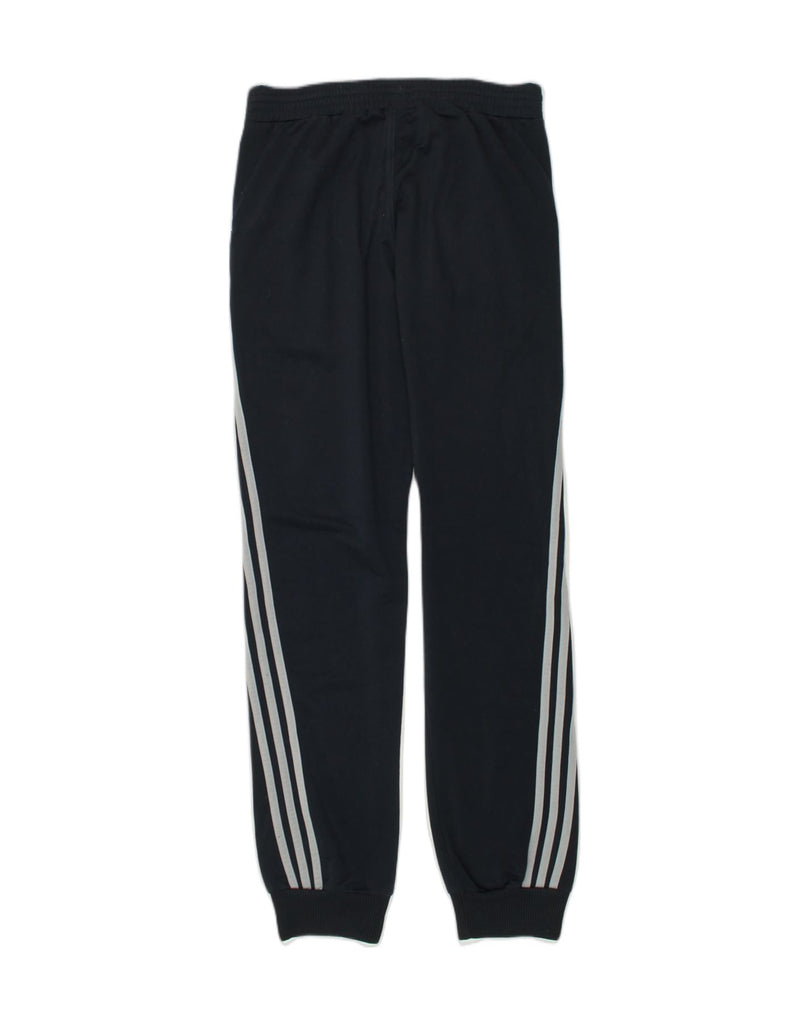 ADIDAS Boys Tracksuit Trousers 13-14 Years Navy Blue Polyester | Vintage Adidas | Thrift | Second-Hand Adidas | Used Clothing | Messina Hembry 