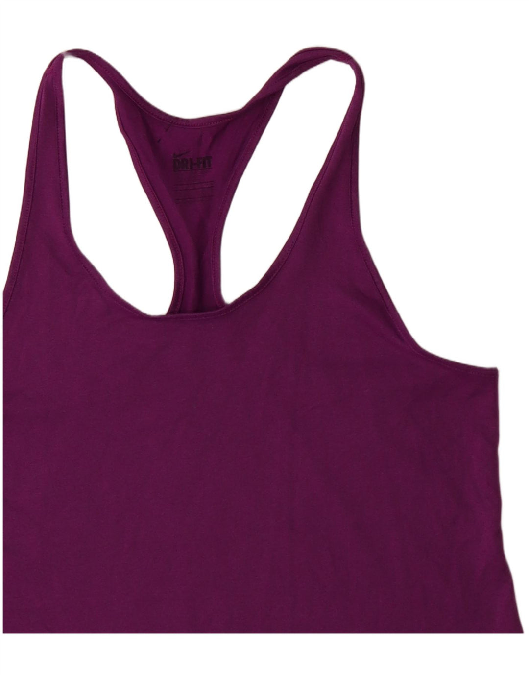 NIKE Womens Dri Fit Vest Top UK 8 Small Purple