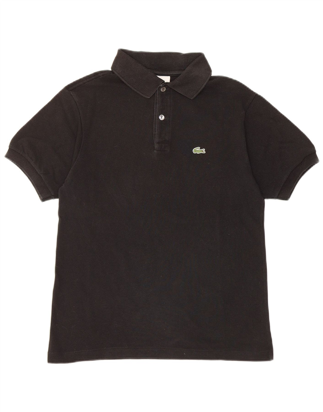 Lacoste Boys Polo Shirt 13-14 Years Black Cotton