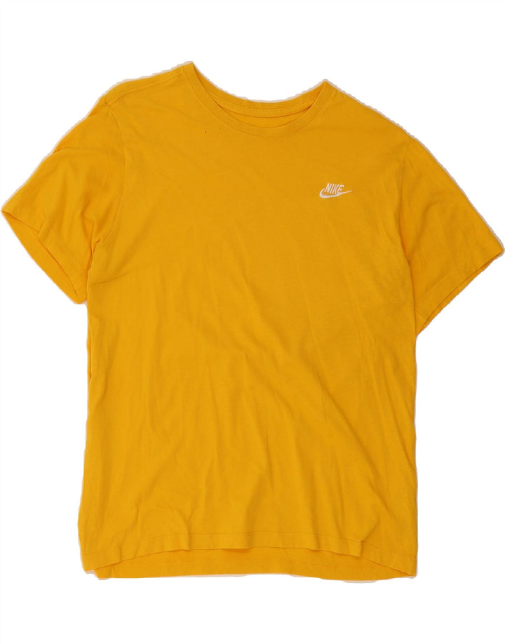 NIKE Mens T-Shirt Top Medium Yellow Cotton Vintage Nike and Second-Hand Nike from Messina Hembry 