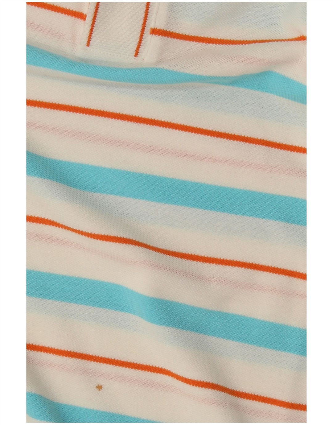 Hugo Boss Mens Slim Fit Polo Shirt Medium White Striped Cotton