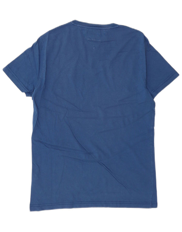 TOMMY HILFIGER Mens T-Shirt Top Medium Blue Cotton
