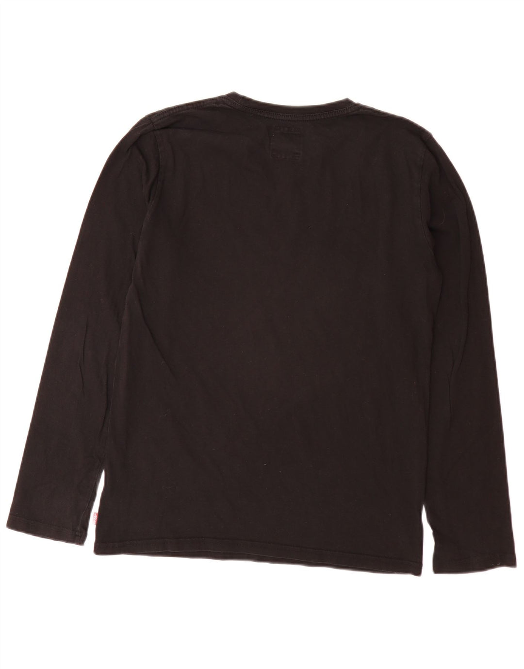 LEVI'S Boys Graphic Top Long Sleeve 15-16 Years Black Cotton