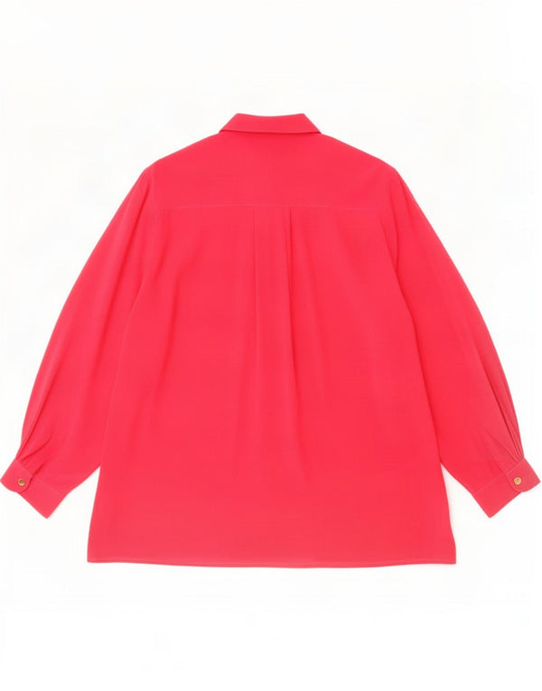 Vintage Womens Shirt Dress UK 18 XL Pink