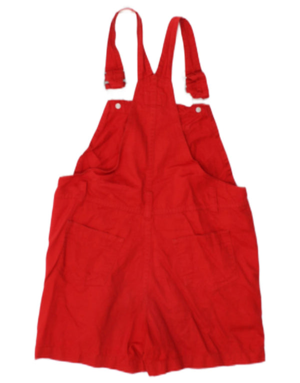 Calvin Klein Girls Dungarees Shorts 13-14 Years Medium W28 Red Cotton