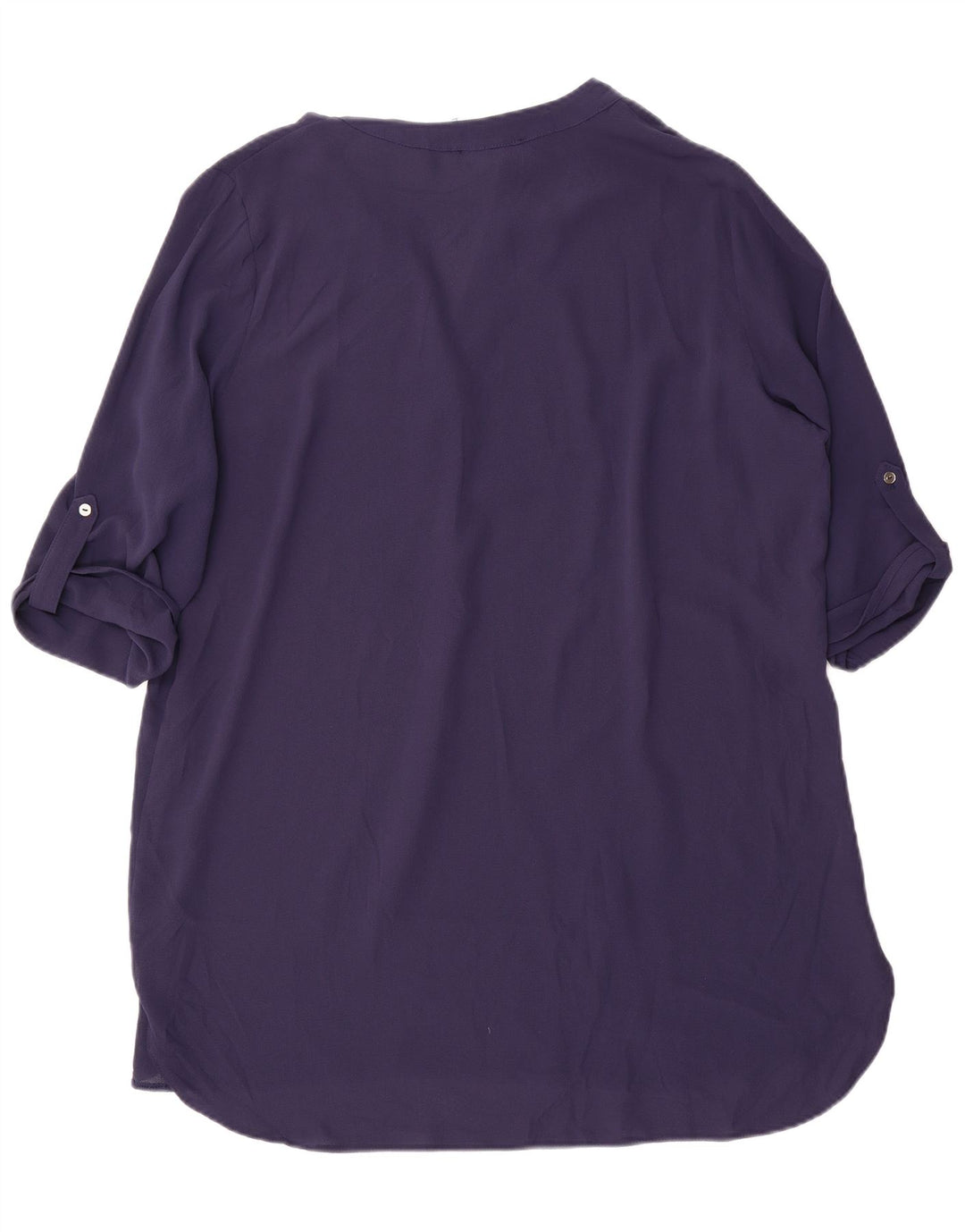 M&Co Womens 3/4 Sleeve Oversized Tent Dress UK 16 Large Navy Blue Polyester