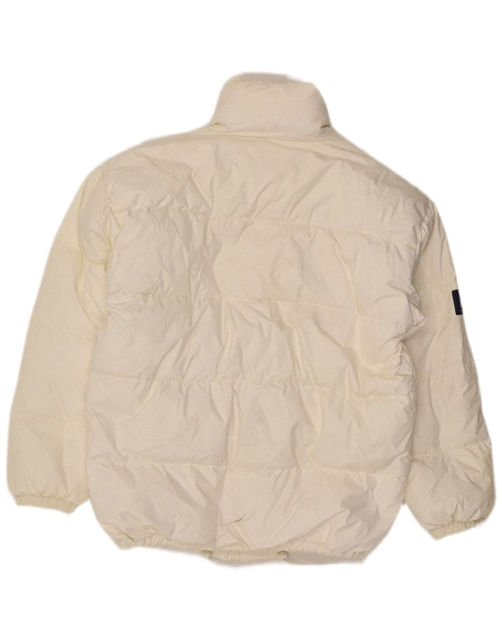 John F Gee Mens Padded Jacket UK 40 Large White Polyamide