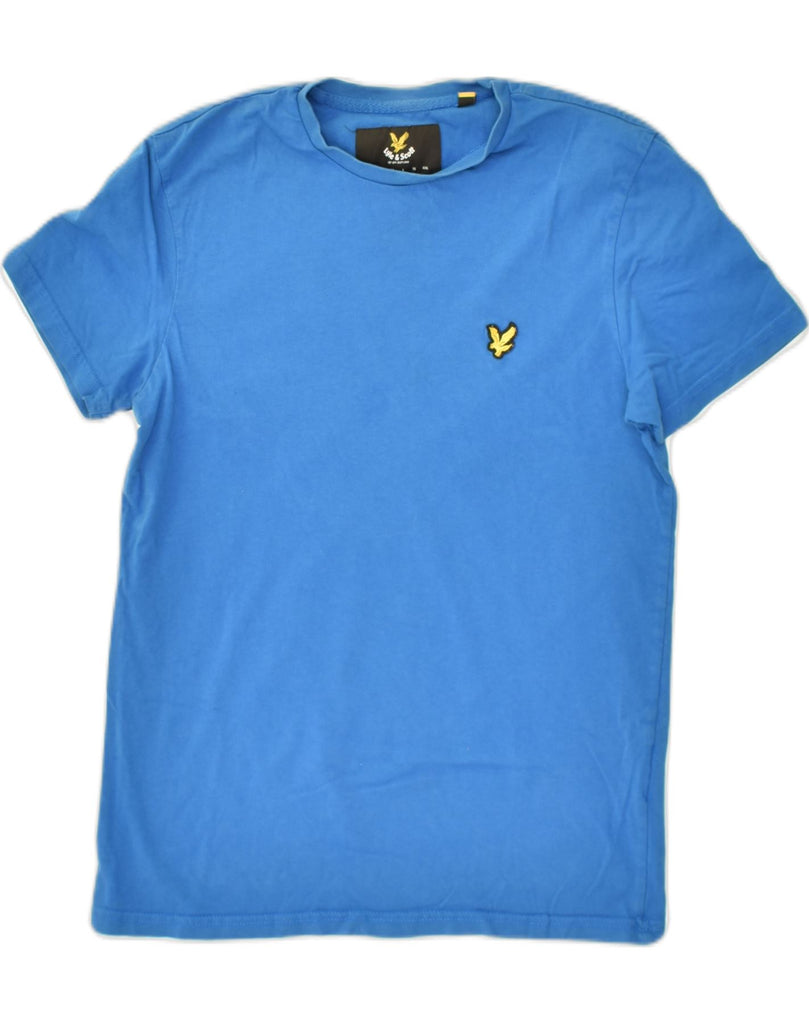 LYLE & SCOTT Mens T-Shirt Top XS Blue Cotton | Vintage Lyle & Scott | Thrift | Second-Hand Lyle & Scott | Used Clothing | Messina Hembry 