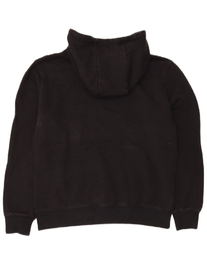 Liu Jo Mens Graphic Hoodie Jumper Small Black Cotton