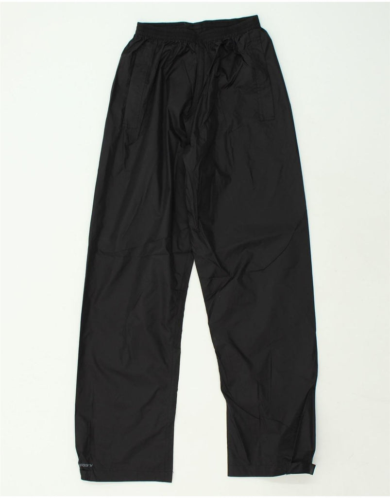 MOUNTAIN WAREHOUSE Womens Windbreaker Trousers UK 8 Small Black Nylon | Vintage Mountain Warehouse | Thrift | Second-Hand Mountain Warehouse | Used Clothing | Messina Hembry 