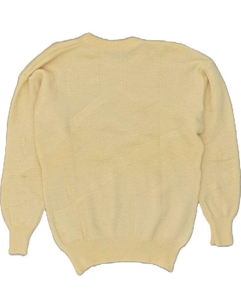 VINTAGE Mens Crew Neck Jumper Sweater Large Beige | Vintage Vintage | Thrift | Second-Hand Vintage | Used Clothing | Messina Hembry 