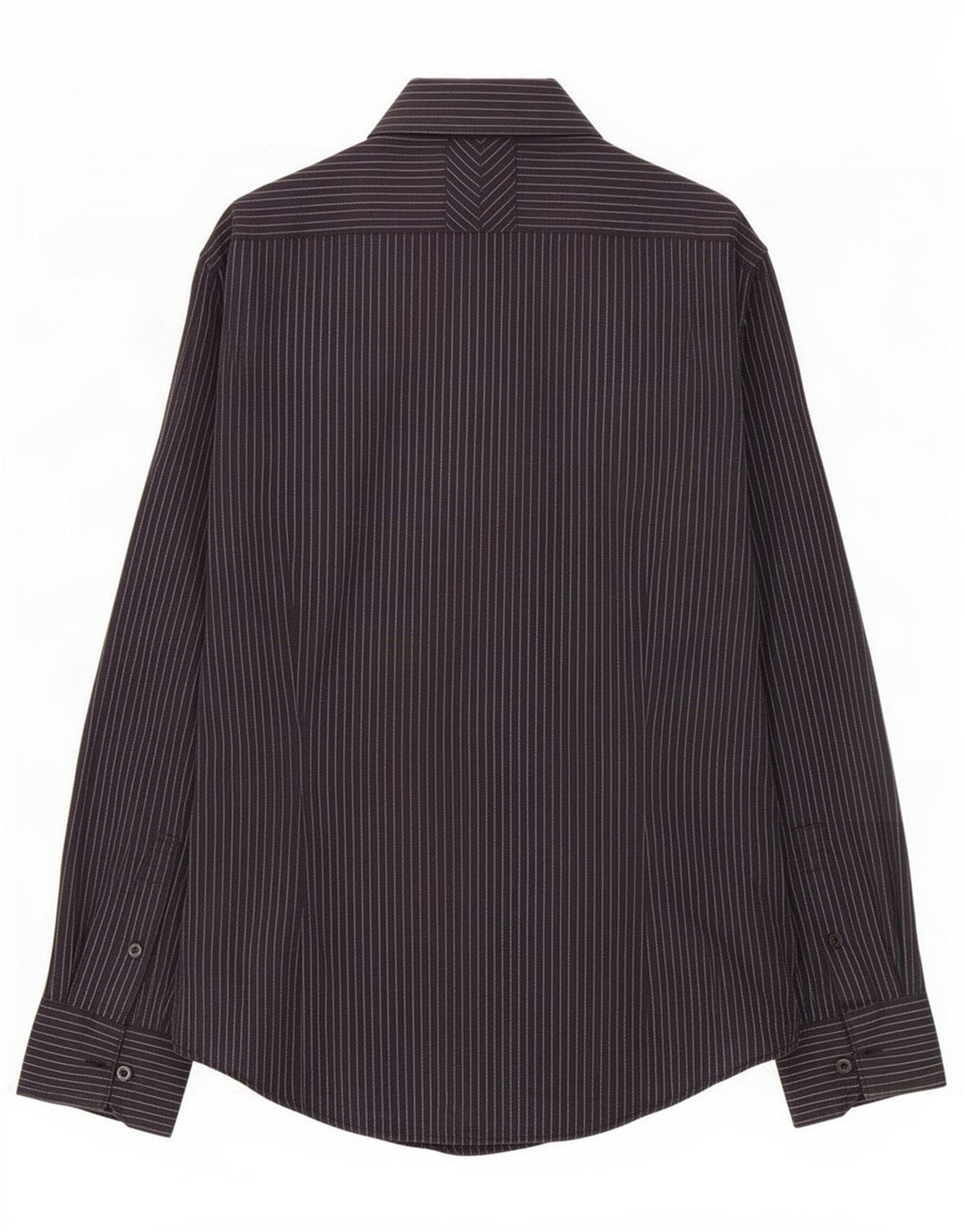 Guess Mens Shirt Small Black Pinstripe Cotton