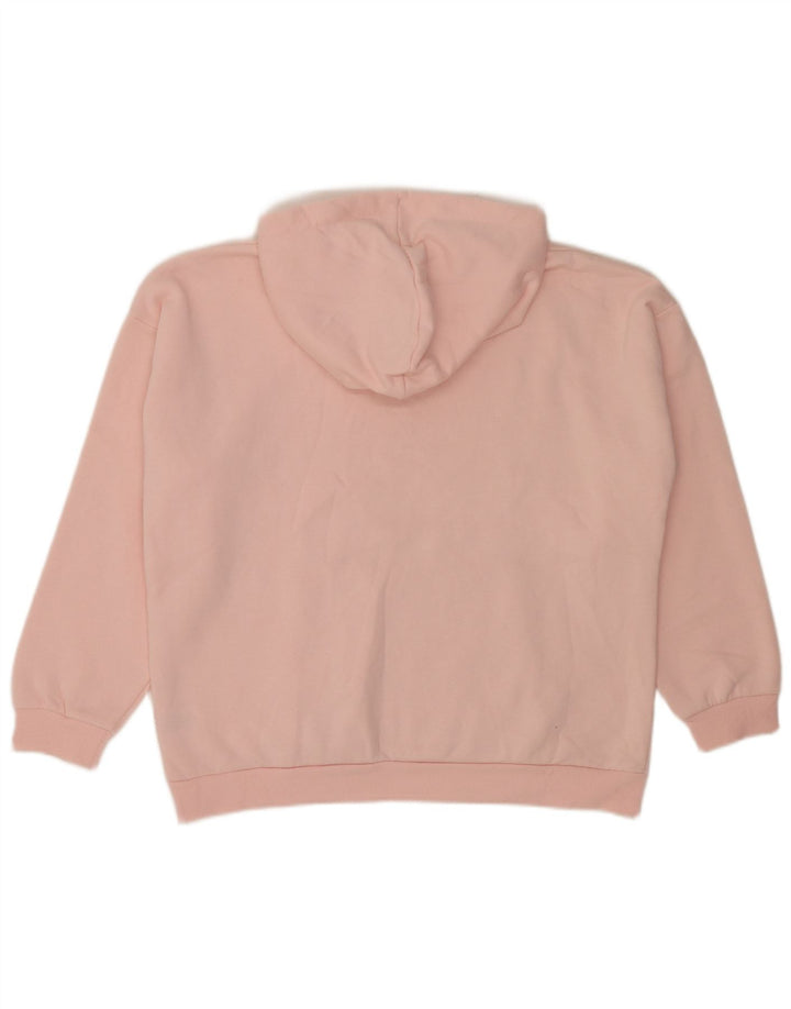 Fila Womens Hoodie Jumper UK 18 XL Pink Polyester