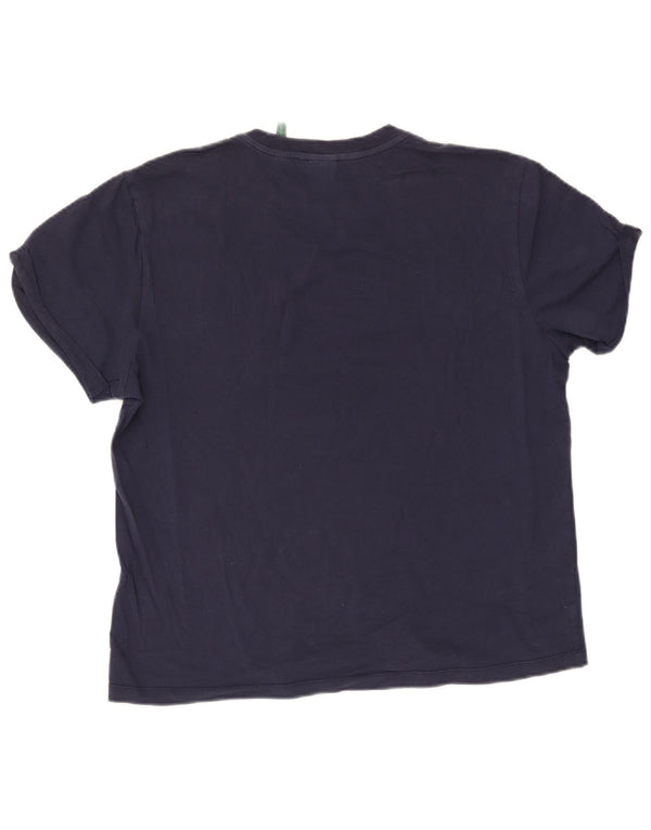 G-Star Mens T-Shirt Top Large Navy Blue