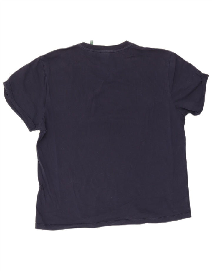 G-Star Mens T-Shirt Top Large Navy Blue