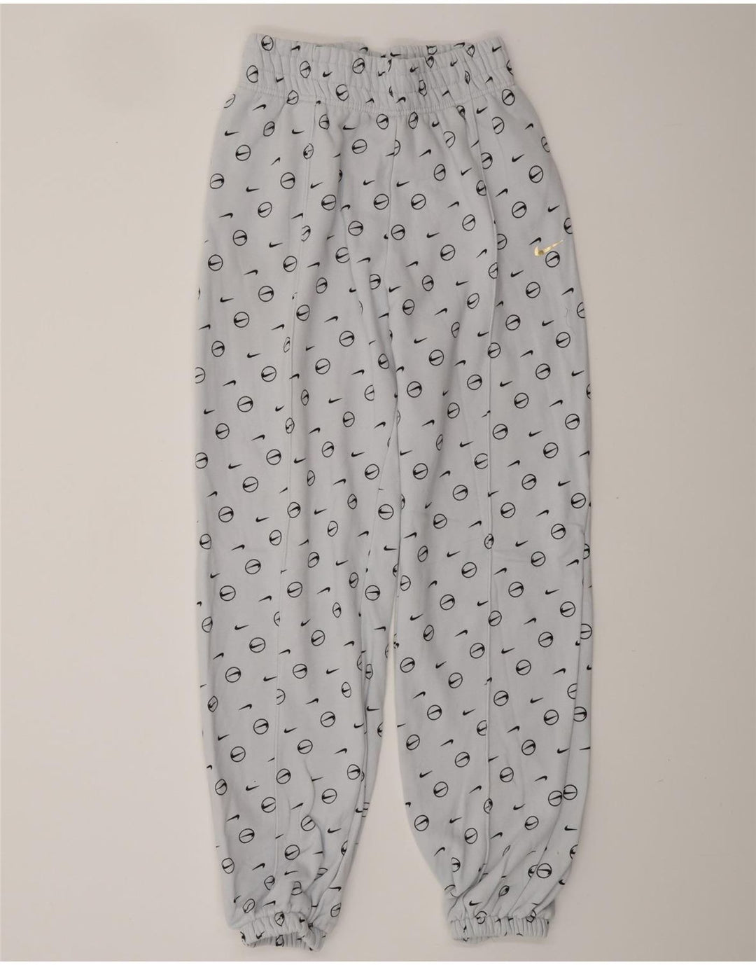 NIKE Mens Loose Fit Graphic Tracksuit Trousers Joggers Small  Blue Cotton