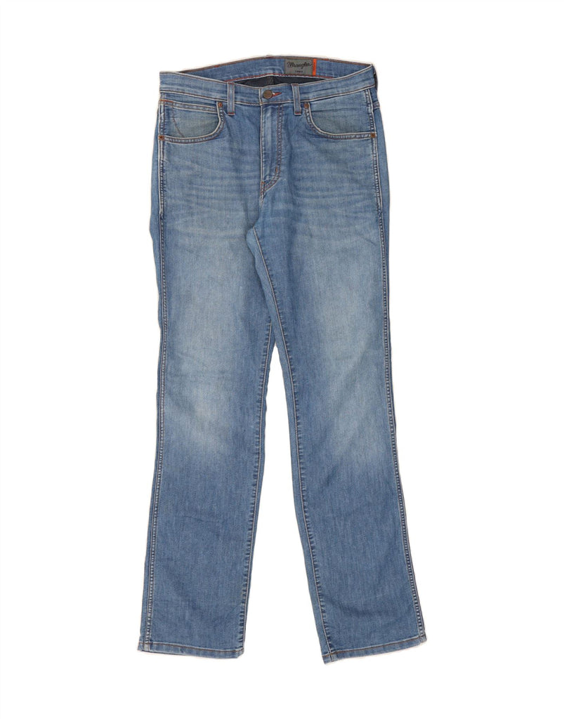 WRANGLER Mens Arizona Stretch Straight Jeans W33 L34 Blue Cotton Vintage Wrangler and Second-Hand Wrangler from Messina Hembry 
