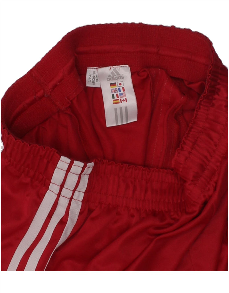 ADIDAS Boys Sport Shorts 15-16 Years Red | Vintage Adidas | Thrift | Second-Hand Adidas | Used Clothing | Messina Hembry 