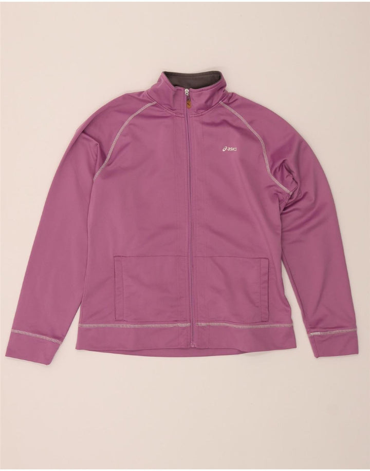 ASICS Womens Tracksuit Top Jacket UK 18 XL Pink Vintage Asics and Second-Hand Asics from Messina Hembry 