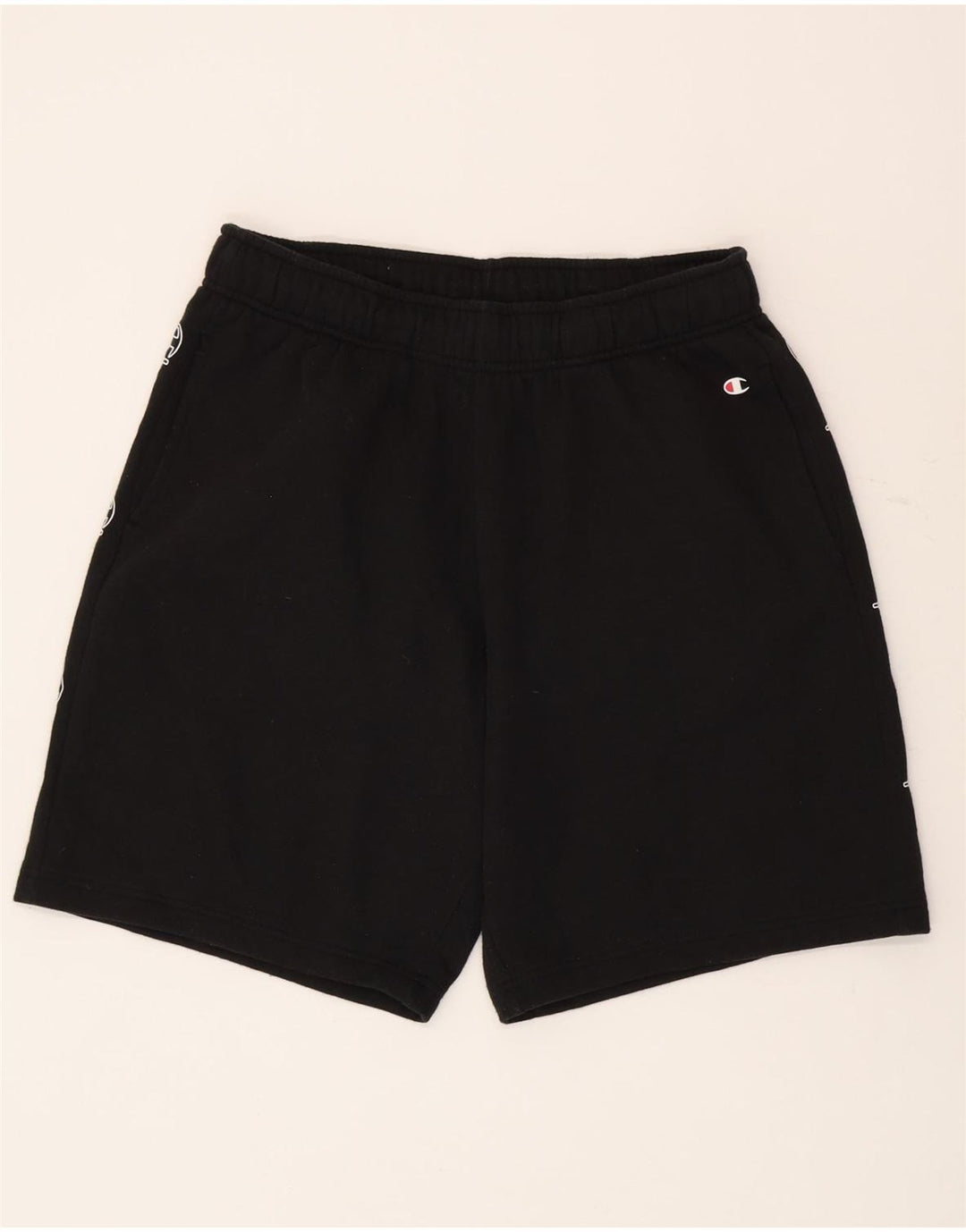 Champion Mens Graphic Sport Shorts Medium  Black Cotton