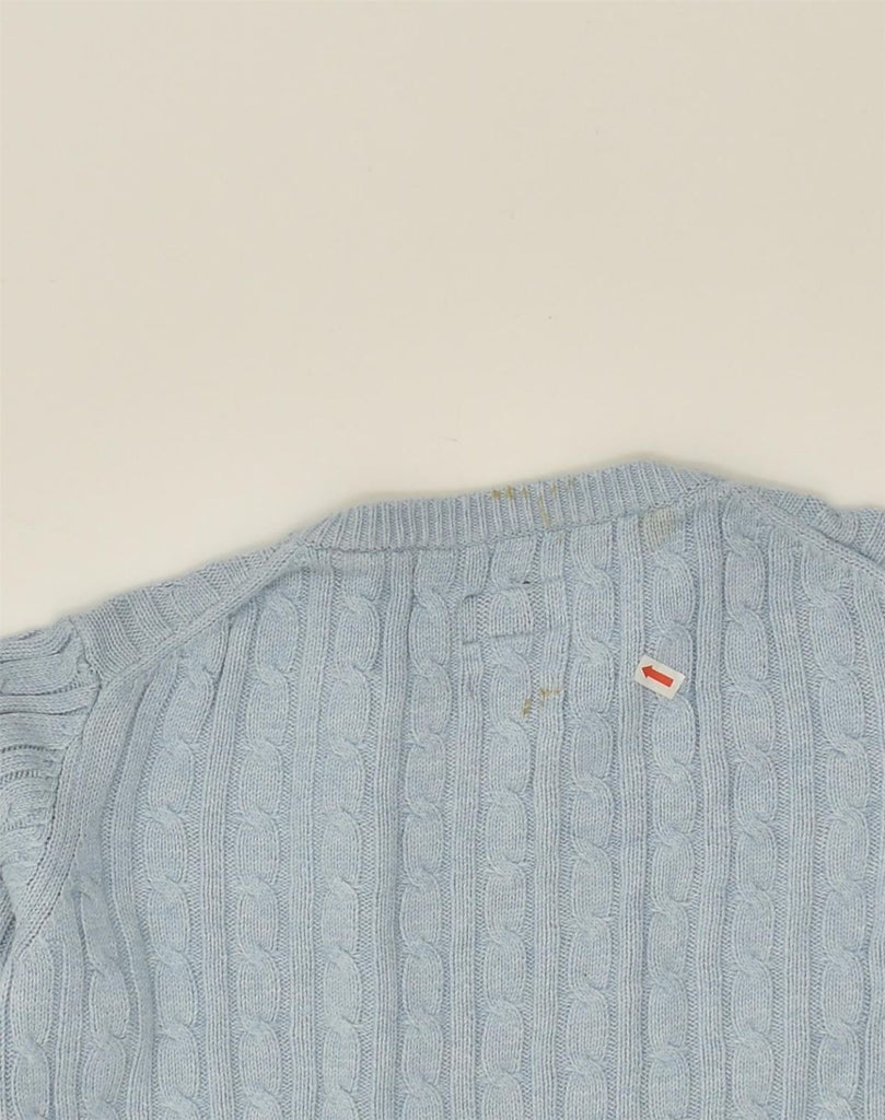 JACK WILLS Womens Crew Neck Jumper Sweater UK 10 Small  Blue Cotton | Vintage Jack Wills | Thrift | Second-Hand Jack Wills | Used Clothing | Messina Hembry 