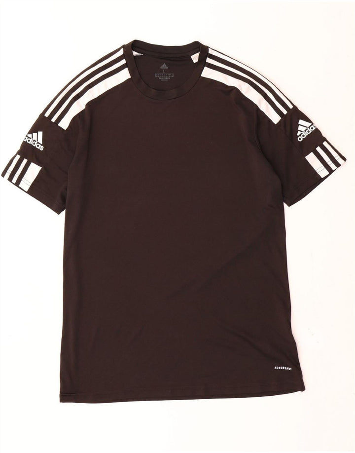 ADIDAS Mens Aeroready T-Shirt Top Large Black Polyester