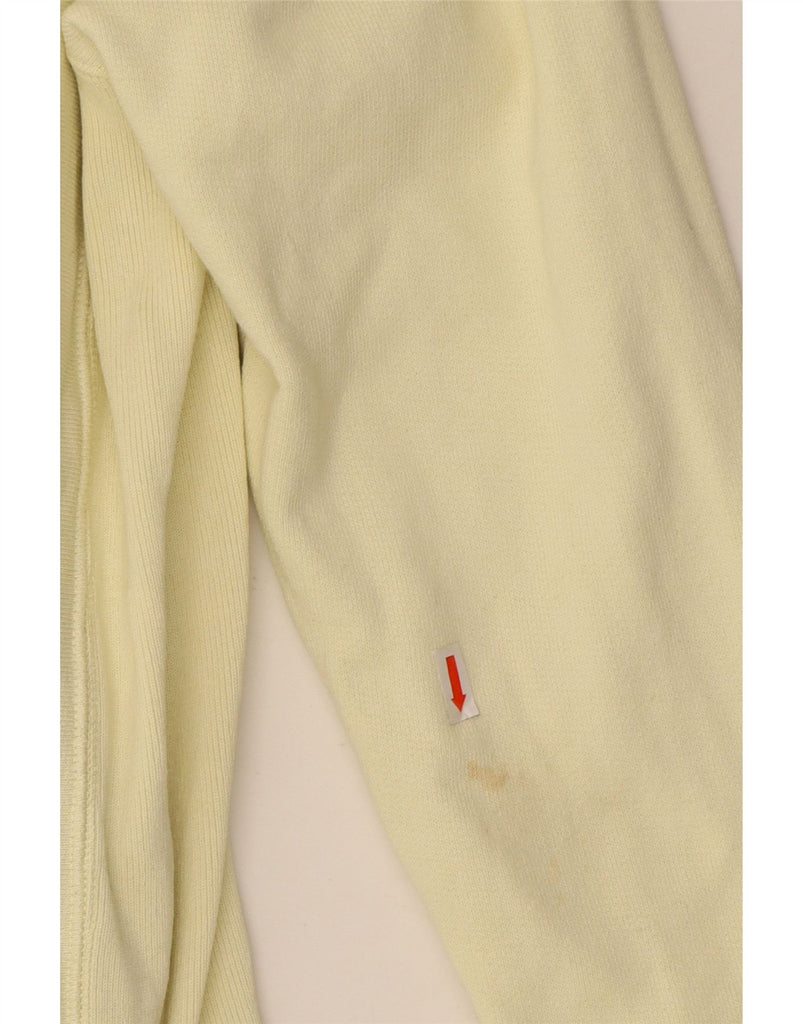 CHAMPION Womens Reverse Weave Sweatshirt Jumper UK 10 Small Yellow Cotton Vintage Champion and Second-Hand Champion from Messina Hembry 