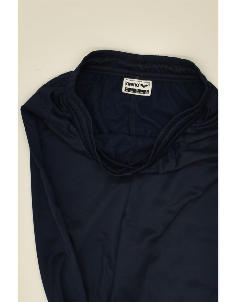 ARENA Boys Tracksuit Trousers 13-14 Years Navy Blue Polyester | Vintage Arena | Thrift | Second-Hand Arena | Used Clothing | Messina Hembry 