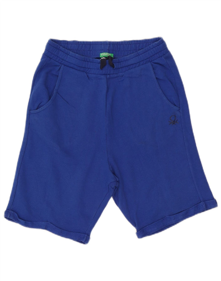 Benetton Boys Sport Shorts 11-12 Years 2XL Blue