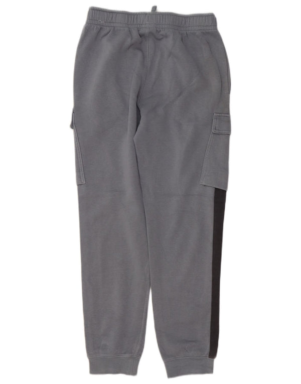 Nike Boys Tracksuit Trousers Joggers 12-13 Years Large Grey Colourblock