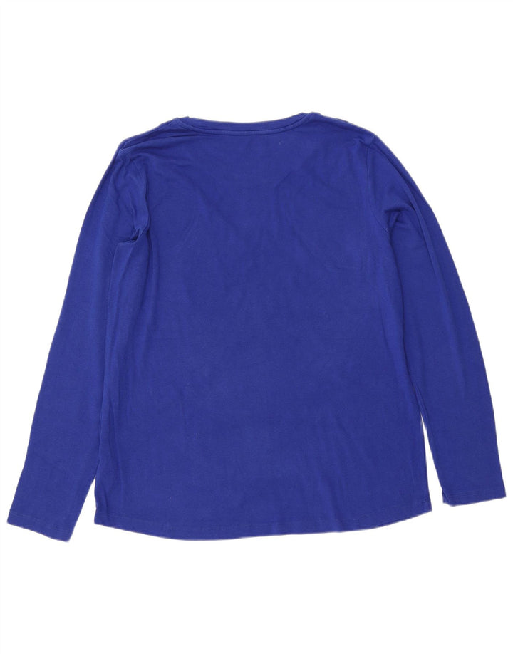 EDDIE BAUER Mens Top Long Sleeve XL Blue Cotton
