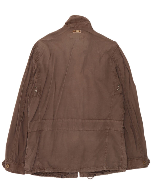 Marlboro Classics Mens Utility Jacket EU 52 XL Grey Cotton