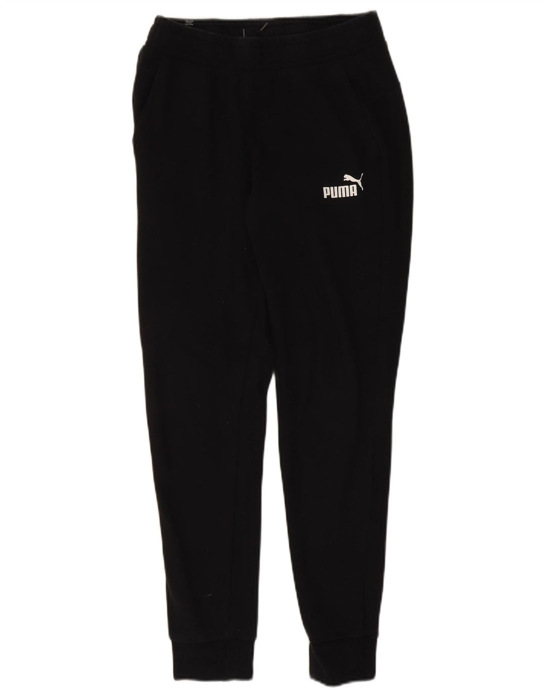 Puma Mens Tracksuit Trousers Joggers Medium Black Cotton