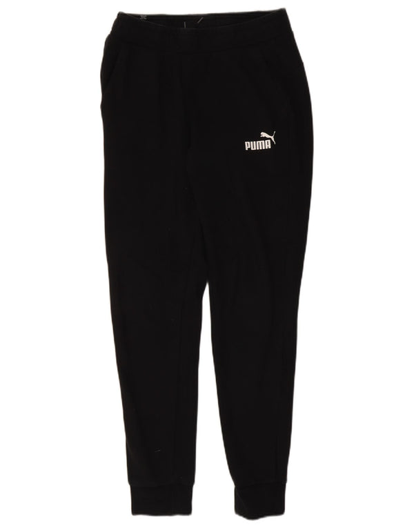 Puma Mens Tracksuit Trousers Joggers Medium Black Cotton