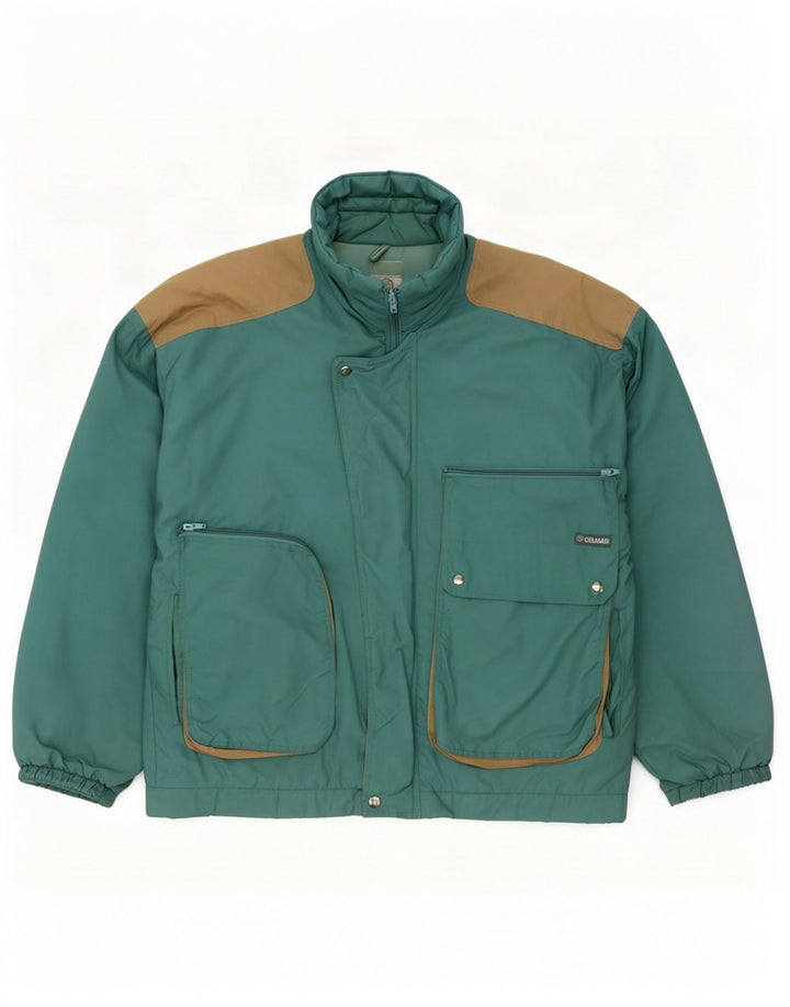 Colmar Mens Loose Fit Windbreaker Jacket IT 46 Small Blue Colourblock